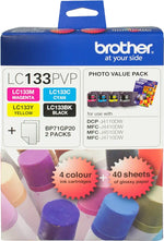 Brother LC133PVP ink cartridge 4 pc(s) Original Black, Cyan, Magenta, Yellow