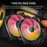 Corsair iCUE LINK TITAN RX RGB Processor All-in-one liquid cooler 14 cm Black 1 pc(s)
