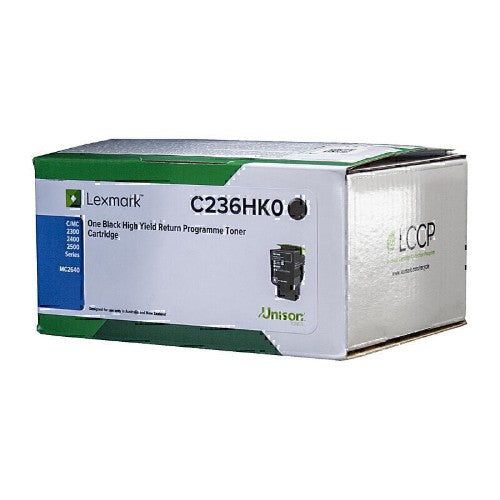 Lexmark C2360K0 toner cartridge 1 pc(s) Original