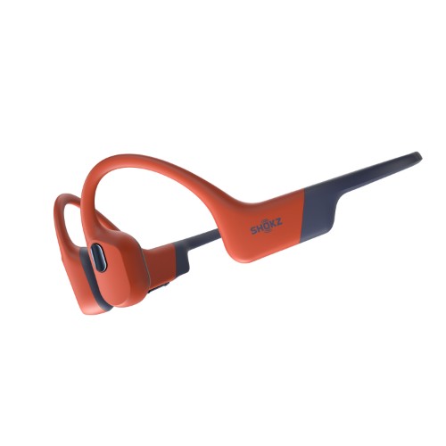 SHOKZ OpenSwim Pro Headset Wireless Neck-band Sports Bluetooth Black, Red