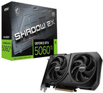 MSI GEFORCE RTX 5060 TI 8G SHADOW 2X OC PLUS graphics card NVIDIA 8 GB GDDR7