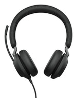 Jabra Evolve2 40 SE Headset Wired Head-band Office/Call center USB Type-C / USB Type-A Black