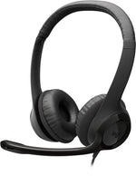 Logitech 981-000485 headphones/headset Wired Head-band Office/Call center Black