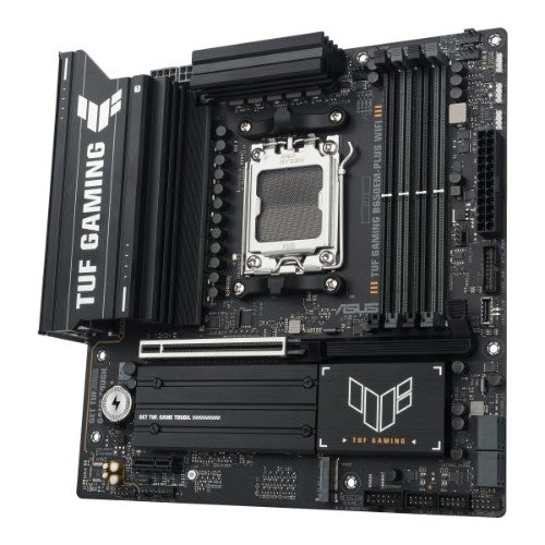 ASUS TUF GAMING B650EM-PLUS WIFI motherboard AMD B650 Socket AM5 micro ATX