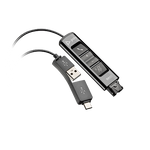 HP Poly DA85 USB to QD Black Adapter TAA