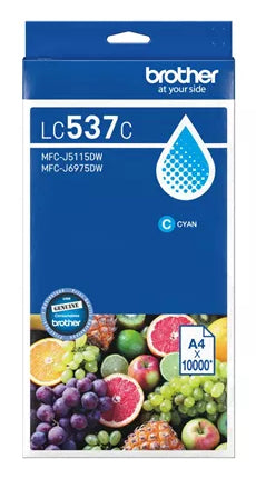 Brother LC537C ink cartridge 1 pc(s) Original Ultra High Yield Cyan