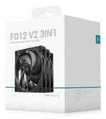 DeepCool FD12 V2 Computer case Fan 12 cm Black 4 pc(s)