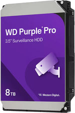 Western Digital Purple Pro Smart Video HDD 8TB internal hard drive 7200 RPM 3.5" Serial ATA