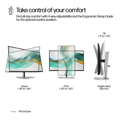 HP Series 5 Pro 27 inch QHD USB-C Monitor - 527pu