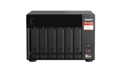 QNAP TS-673A NAS Tower Ryzen Embedded V1500B 8 GB DDR4 0 TB QNAP Turbo System Black