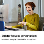 HP Poly Mission 415 Monaural USB Wired Headset Classic