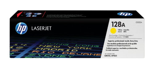 HP 128A Yellow Original LaserJet Toner Cartridge