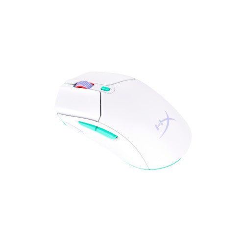 HyperX Pulsefire Haste 2 Core Wls - Gaming Mouse (Wht/Grn/Pur)