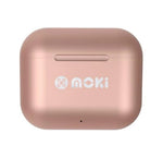 Moki ACC-TWSMPRG Headphones Wireless In-ear Calls/Music Bluetooth Rose gold