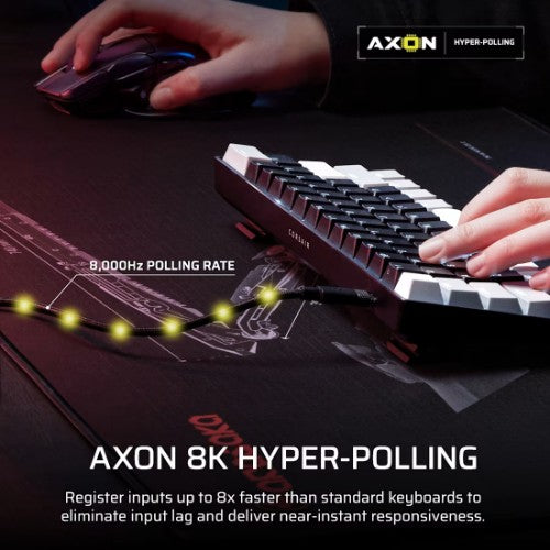 Corsair CLIPPER PRO MINI 60 keyboard Gaming USB QWERTZ US English Black