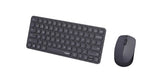 Rapoo 9010M keyboard Mouse included Office RF Wireless + Bluetooth QWERTZ Black