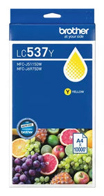Brother LC537Y ink cartridge 1 pc(s) Original Ultra High Yield Yellow