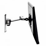 Atdec AF-AT-W-P monitor mount / stand Black, Silver