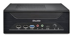 Shuttle XPC slim Barebone XH810 - S1851, Intel H810, 1xDP, 2xHDMI, 3x COM (RS232) , 2x Intel LAN,2x2.5", 8x USB, 3x M.2, 24/7 permanent operation