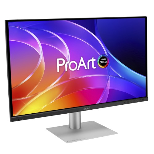 ASUS ProArt OLED PA279CDV computer monitor 67.3 cm (26.5") 3840 x 2160 pixels 4K Ultra HD QD-OLED Black, Silver