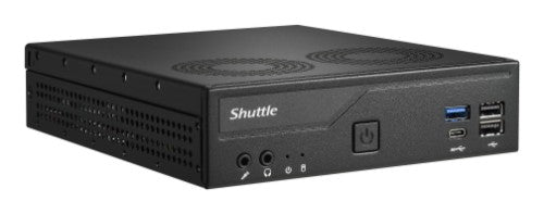 Shuttle XPС slim DH610V2 PC/workstation barebone 1.35L sized PC Black Intel H610 LGA 1700