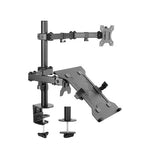 Brateck LDT12-C1M2KN notebook stand Notebook & monitor arm Black