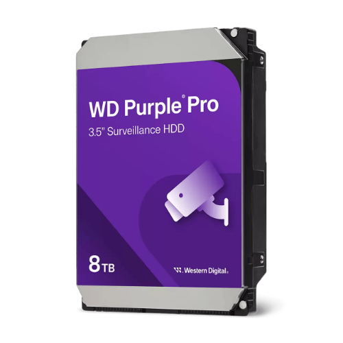 Western Digital Purple Pro Smart Video HDD 8TB internal hard drive 7200 RPM 3.5" Serial ATA