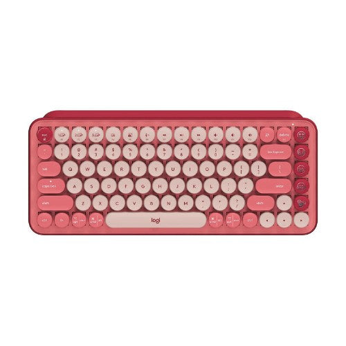Logitech 920-010579 keyboard Universal Bluetooth English Burgundy, Pink, Rose