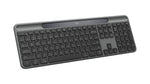 Logitech Signature Slim Solar+ K980 keyboard Universal RF Wireless + Bluetooth QWERTY English Graphite