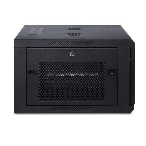 CyberPower CR6U61001 rack cabinet 6U Wall mounted rack Black
