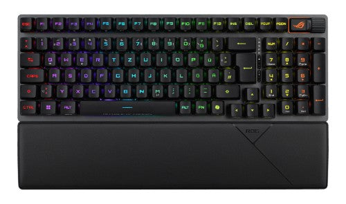 ASUS ROG Strix Scope II 96 RX Wireless keyboard Gaming USB + RF Wireless + Bluetooth Black