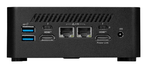 MSI CUBI NUC AI 1UMG-011BAU PC/workstation barebone Black 125H Intel SoC