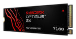 SanDisk Optimus GX 7100 2 TB M.2 PCI Express 4.0 NVMe TLC 3D NAND