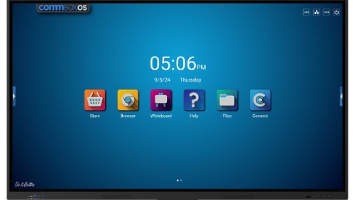 COMMBOX CBIA86 interactive whiteboard 2.18 m (86") 3840 x 2160 pixels Touchscreen Black