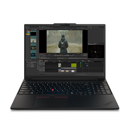 Lenovo ThinkPad P16s Gen 5 (AMD) Copilot + PC Copilot+ PC AMD Ryzen AI 9 HX PRO PRO 470 Mobile workstation 40.6 cm (16") Touchscreen WUXGA 32 GB LPDDR5x-SDRAM 1 TB SSD NVIDIA RTX PRO 1000 Blackwell Wi-Fi 7 (802.11be) Windows 11 Pro English Black