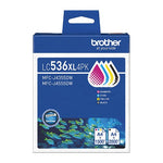 Brother LC536XL4PK ink cartridge 4 pc(s) Original High (XL) Yield Black, Cyan, Magenta, Yellow