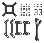 DeepCool LT360 VISION ARGB Processor Liquid cooling kit 12 cm Black 1 pc(s)