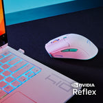 HyperX Pulsefire Haste 2 Core Wls - Gaming Mouse (Wht/Grn/Pur)