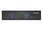 Shuttle XPC slim Barebone DS50U5, i5-1335U, 2x LAN (1x 2.5Gbit ,1x 1Gbit), 1xCOM,1xHDMI,1xDP, 1x VGA, fanless, 24/7 permanent operation