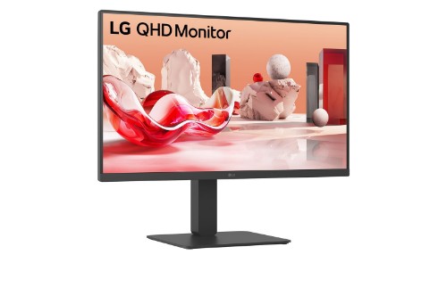 LG 27BA65QB computer monitor 68.6 cm (27") 2560 x 1440 pixels Wide Quad HD LED Black
