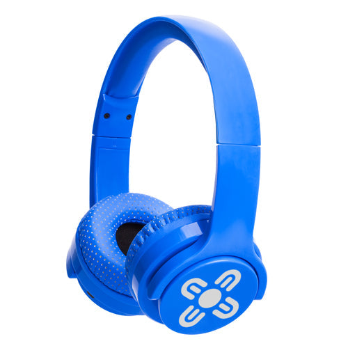Moki ACC HPBRIB headphones/headset Wireless Head-band Calls/Music Bluetooth Blue