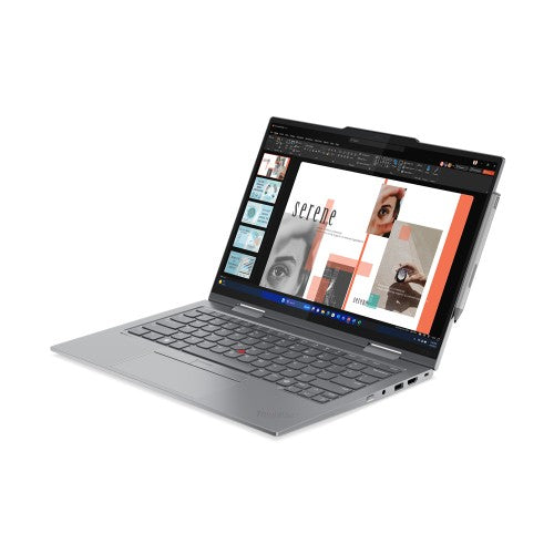 Lenovo ThinkPad X1 2-in-1 Gen 9 Intel Core Ultra 7 155U Hybrid (2-in-1) 35.6 cm (14") Touchscreen WUXGA 16 GB LPDDR5x-SDRAM 512 GB SSD Wi-Fi 6E (802.11ax) Windows 11 Pro English Grey