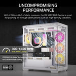 Corsair iCUE LINK RX140 MAX RGB Computer case Fan 14 cm White 2 pc(s)