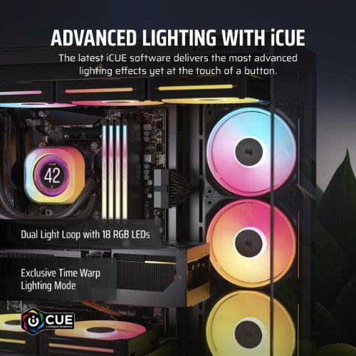 Corsair iCUE LINK LX120-R RGB Computer case Fan 12 cm Black 1 pc(s)