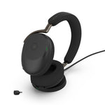 Jabra Evolve3 85 Headset Wired & Wireless Head-band USB Type-C Bluetooth Black