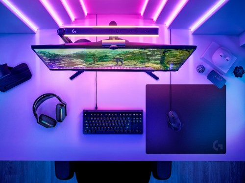Logitech G 943-000801 mouse pad Gaming mouse pad Black