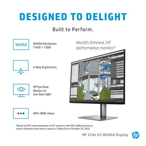 HP Z24n G3 WUXGA Display