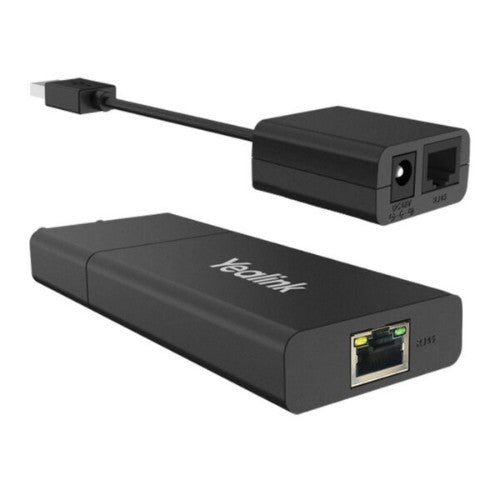 Yealink USB2CAT5E-EXT Network transmitter & receiver Black