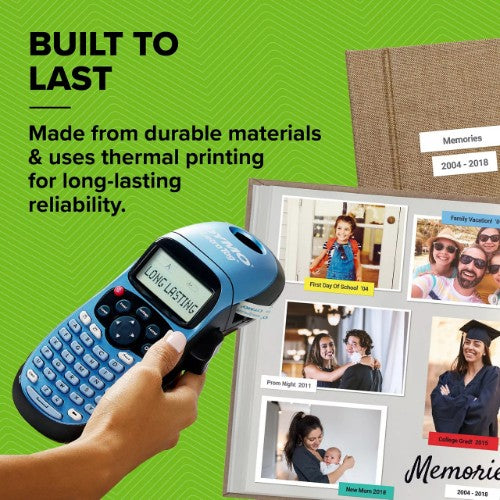 DYMO LetraTag 100H label printer Direct thermal Colour 180 x 180 DPI 12 mm/sec LT ABC