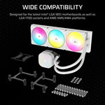Corsair Nautilus 360 RS ARGB Liquid Processor All-in-one liquid cooler White 1 pc(s)